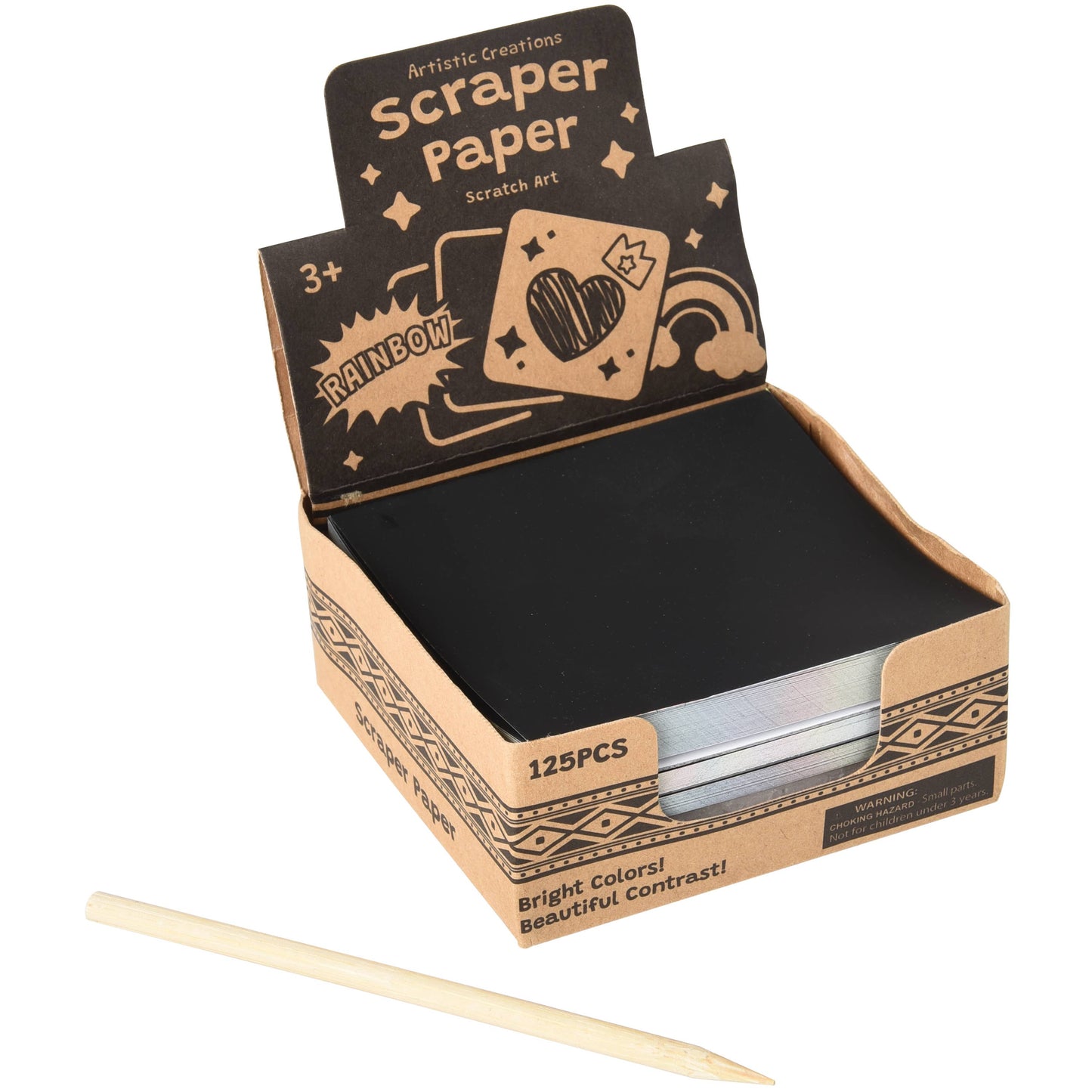 Rainbow Scraper Make Your Own Designs Art Set