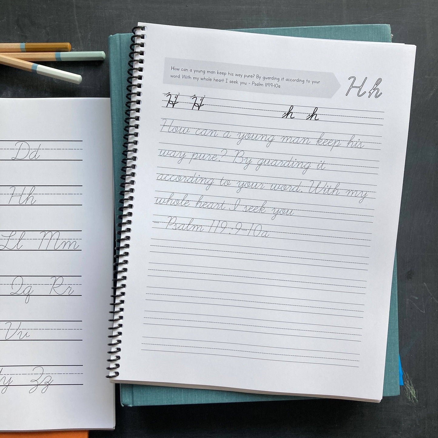 Cursive ABC Scripture Memorization Workbook