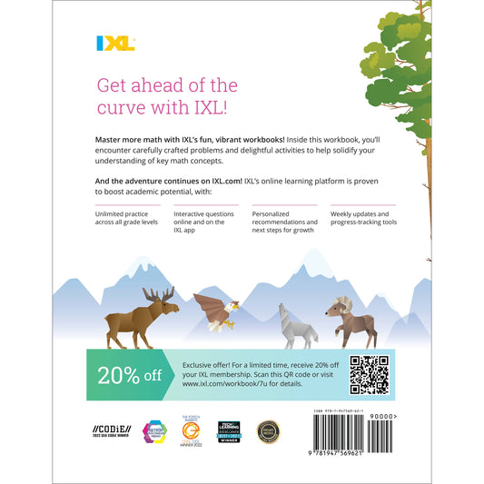 IXL Ultimate Grade 7 Math Workbook