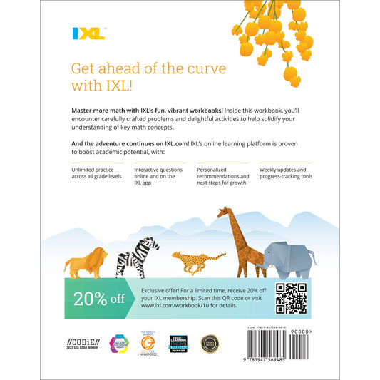 IXL Ultimate Grade 1 Math Workbook