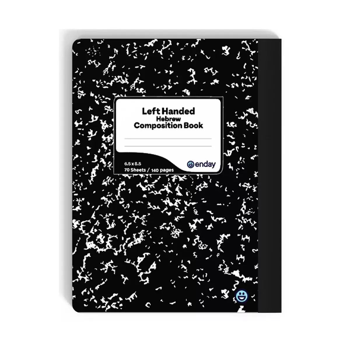 Left Handed, Hebrew, Notebook 70 Ct.