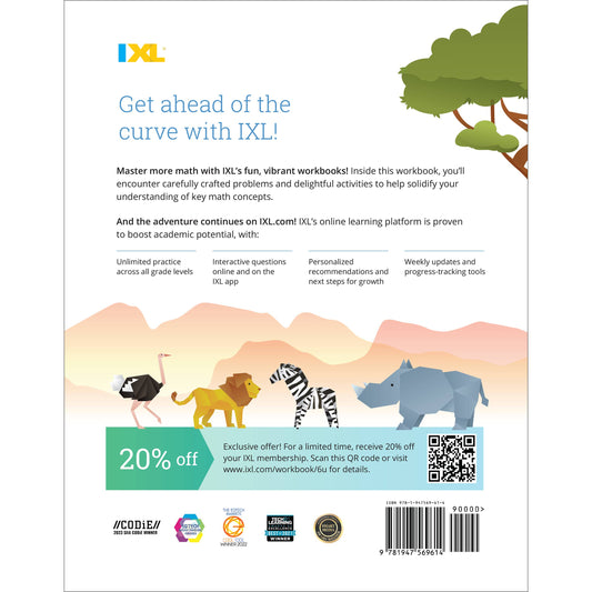 IXL Ultimate Grade 6 Math Workbook