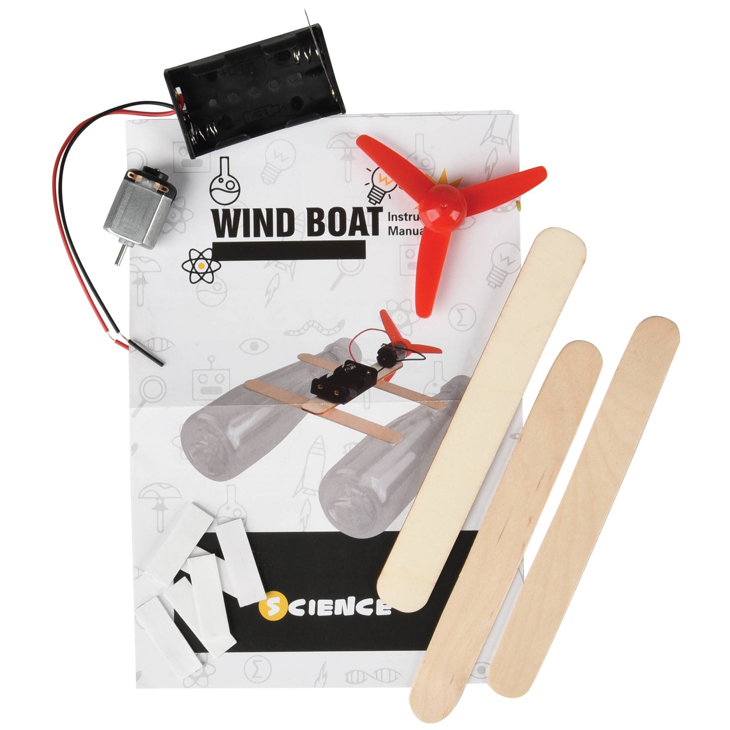 Wind Boat STEM Small Building Kit