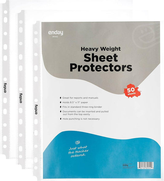Heavy Weight Sheet Protectors (50Pack)