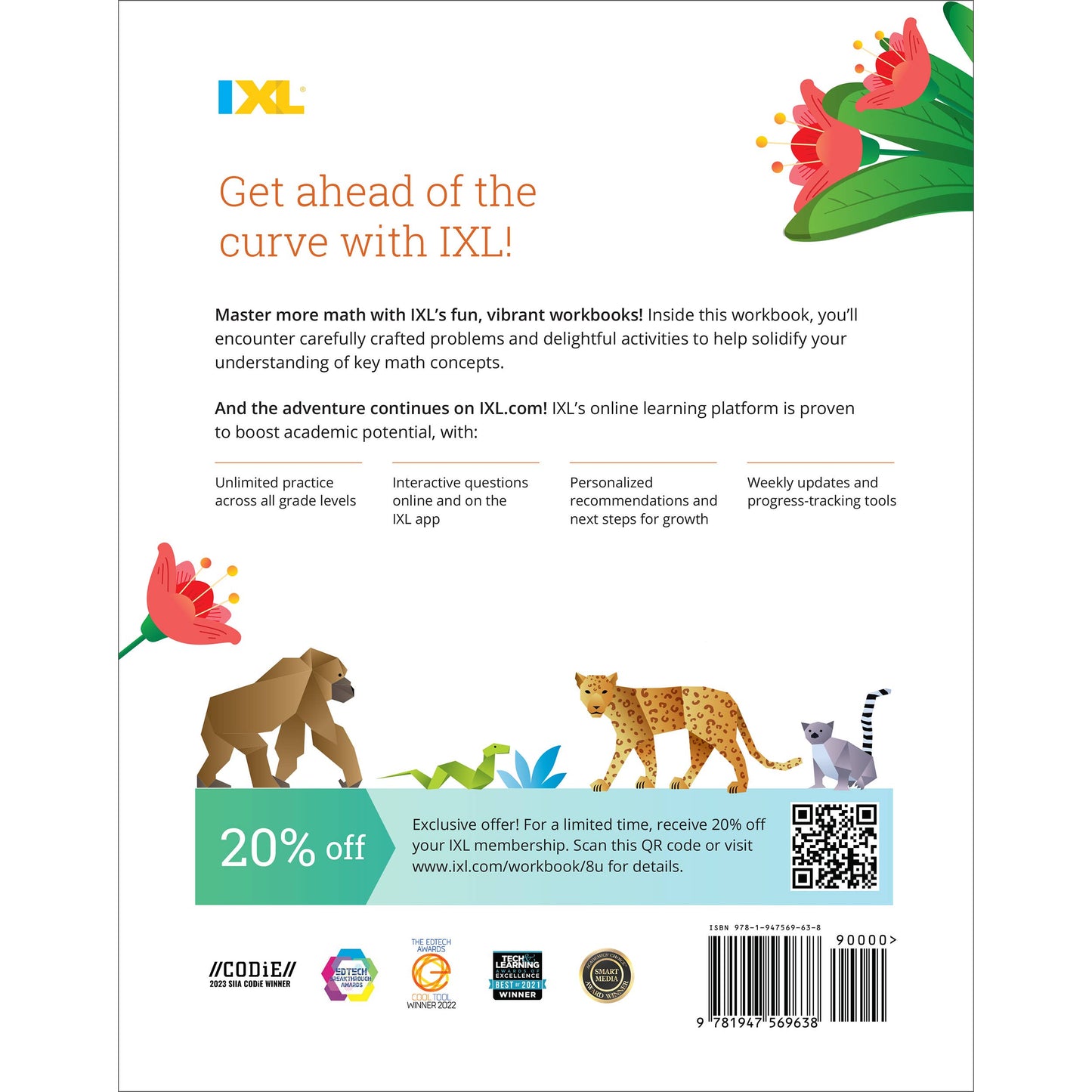 IXL Ultimate Grade 8 Math Workbook