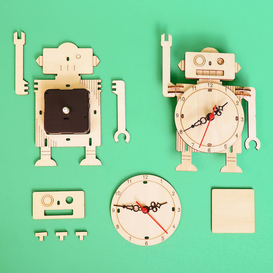 Robot Clock DIY STEM KIT