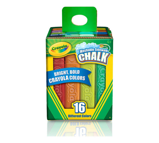 Crayola 16 Count Washable Sidewalk Chalk