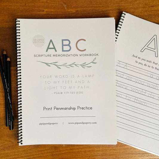 Second Edition ABC Scripture Memorization Workbook